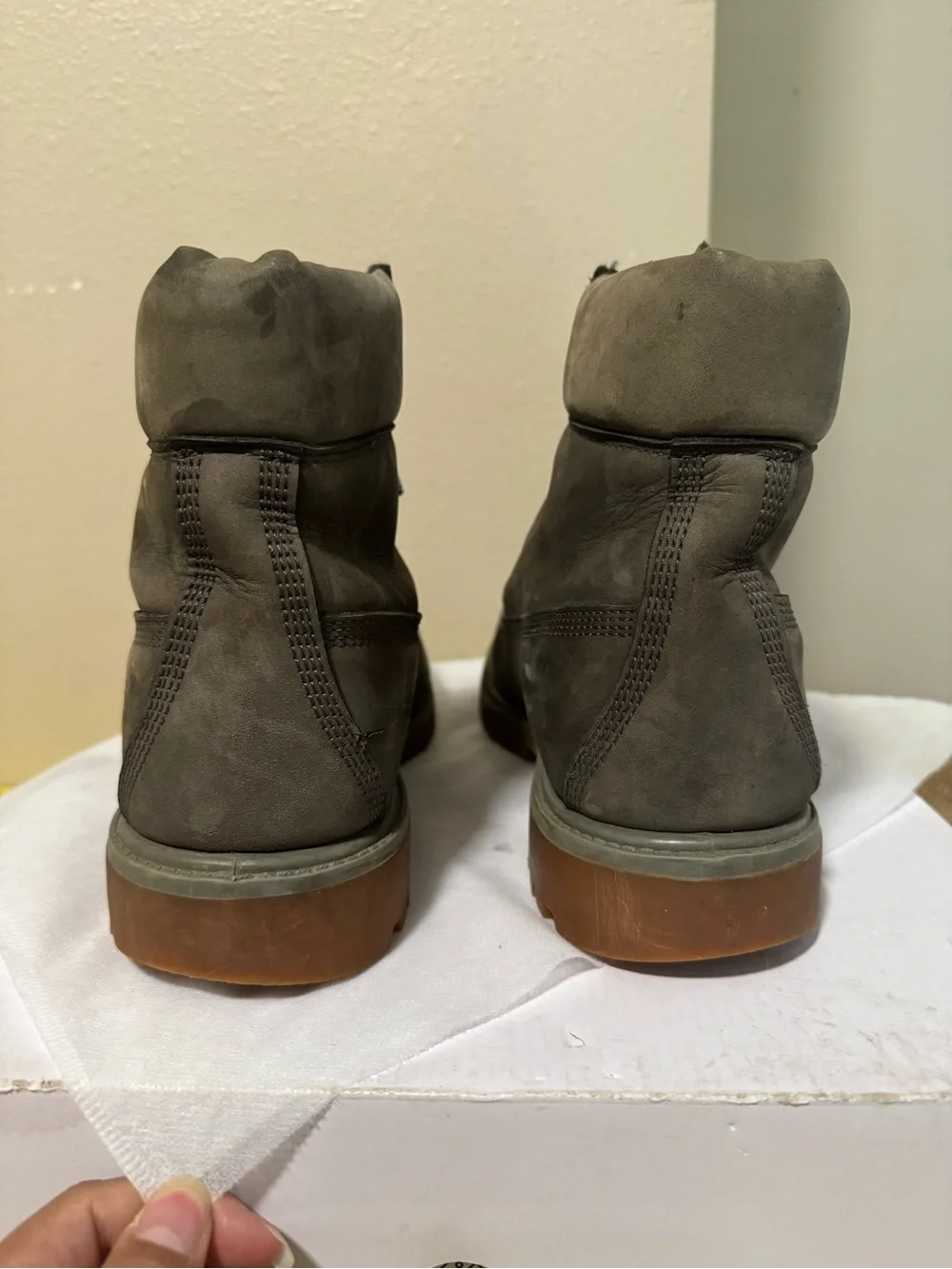 Timberland Men's Nubuck Lace-Up Work Boots